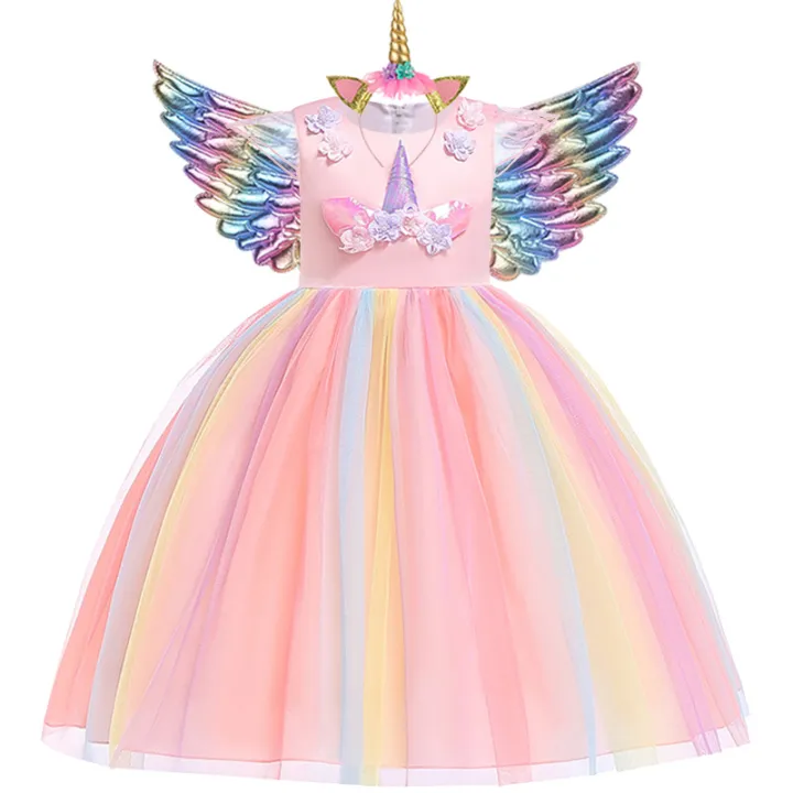 New%20Girl%20Rainbow%20Unicorn%20Dress%20For%20Kids%20Embroidery%20Ball%20Gown%20Baby%20Girl%20Princess%20Birthday%20Dresses%20Party%20Costume%20Children%20Clothing%20-%20Image%202