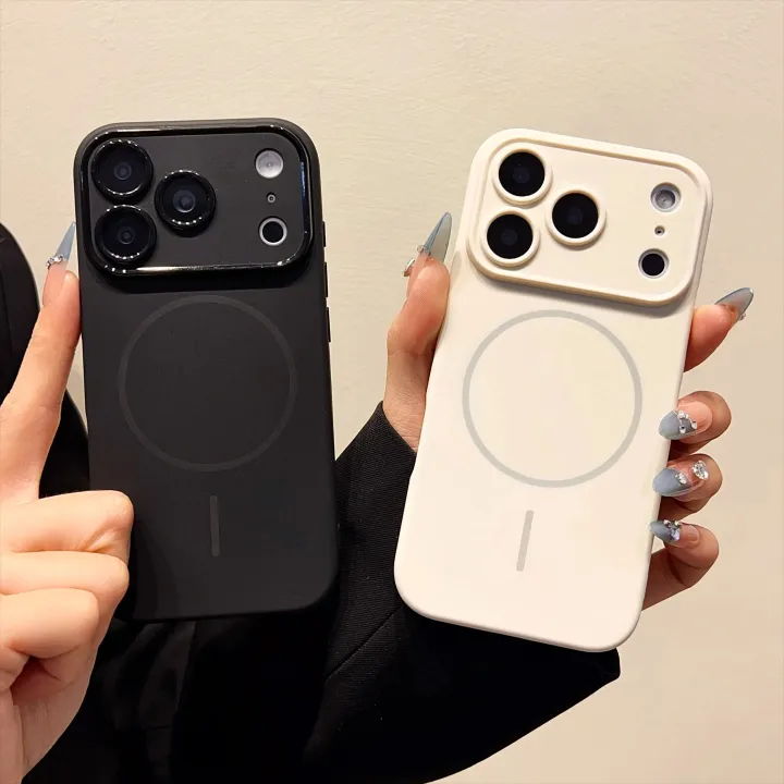 HOCE%20Ultra%20Thin%20Soft%20Matte%20Silicone%20Phone%20Case%20For%20iPhone%2017%2016%2015%2014%2013%2012%20Pro%20Max%20Plus%2017%20Air%20Wireless%20Charge%20TPU%20Magnetic%20Cover%20-%20Image%202