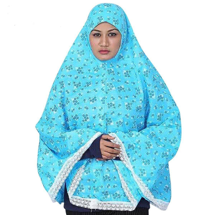 Cotton Prayer Hijab Best Quality Full Good Stitching For Women 01 Pcs