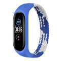 For Xiaomi Mi Band 6 / 5 / 4 / 3 Universal Nylon Elasticity Weave Watch Band, Size:XS 140mm(Rainbow). 