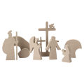 Wooden Easter Resurrection Decoration Wooden Decoration for Easter Scenes Easter Decoration Wooden Nativity Set. 