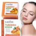 Color armpit shower gel handmade turmeric soap body cleansing whitening deep bright white cleansing soap gentle skin care beauty. 