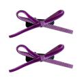 2024 Jennie Same Purple Bow Hair Clip Ballet Style Ribbon Tie Hair Band Accessory Headdress for Women 김제니 Jennie Kim. 