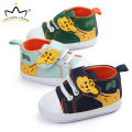 I Love Daddy&Mummy Cute Cartoon Giraffe Baby Shoes Anti-slip Sole Baby Girl Boy Shoes Soft Cotton Toddler Sneakers First Walkers. 