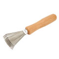 Hair Comb Pick Cleaner, Rake Design Small Hair Brush Cleaner Stainless Steel Wire Portable for Pet Brush for Home.