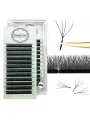 【The Edge of Beauty】3D W Russian volume cilios W Four Leave Clover Remade Bloom Fans Mix Korean Makeup Fake Cil Mink Lash. 