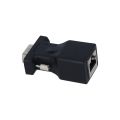 2PCS VGA to RJ45 Adapter VGA Male to RJ45 Adapter Ethernet Port Converter CAT5e CAT6 Network Cable Adapter. 