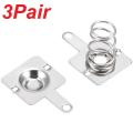 3Pair- SINGLE Battery Metal Spring Terminal Nickeling Plate Connector Holder Steel Contact Battey Cables Wire Positiv Negative Conversion For Remote AA AAA 18650 14500 Batteries. 