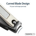 TOGEWITHU Nail Clippers, Anti-splash Fingernail Toenail Cutter Manicure Tools Detachable Nail Trimmer with Nail File.