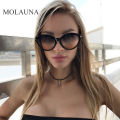 【beauty code store】Retro Cat Eye Sunglasses Women Plastic Fashion Brand Designer Sun Glasses Gradient Female Glasses UV400. 