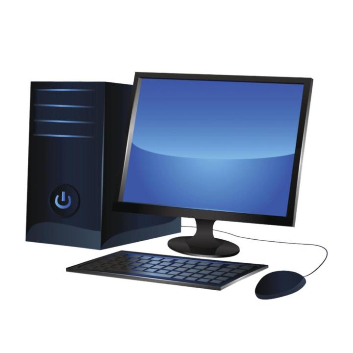 Desktop/Multimedia/Intel Computer Full Set  with Monitor 18.5inchi Used Product