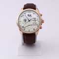 Stylish CR7 TIME & DATE CORNOGRAP Stainless steel case leather Band Fashionable Man watch. 