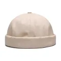 Beanie Cap Brimless Adjustable Pure Color Sailor Cap. 