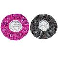 1pc Ladies shower cap thermal insulation aluminum foil hat stretch shower cap hair salon hair dyeing cap hair dyeing tools. 
