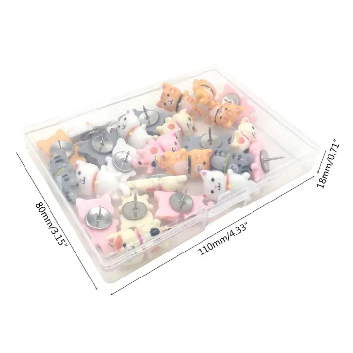 30Pcs%20Decorative%20Push%20Pins%20Cork%20Board%20Tacks%20Bulletin%20Board%20Thumb%20Tack%20Decoration%20for%20Home%20Office%20Photo%20Walls%20Map%20Boards%20Dropship%20-%20Image%206