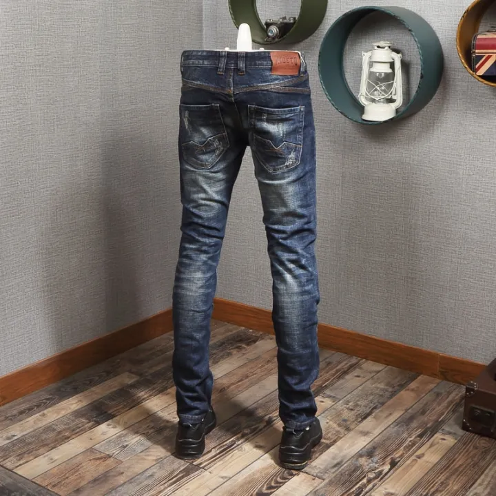 Newly%20Designer%20Fashion%20Men%20Jeans%20Retro%20Blue%20Elastic%20Slim%20Fit%20Ripped%20Jeans%20Men%20Italian%20Style%20Vintage%20Casual%20Denim%20Pants%20Hombre%20-%20Image%202