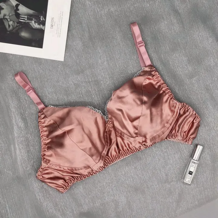 Silk%20Bra%20Double-Sided%20Mulberry%20Silk%20Smooth%20Satin%20Double-Sided%20Silk%20Wireless%20Sponge-Free%20Bra%20Big%20Chest%20Underwear%20for%20Women%20-%20Image%202