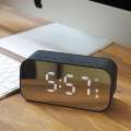 Havit Mx701/M3 Portable Bluetooth Speaker Alarm Clock Wireless Led Display Temperature With Fm Radio Support Aux Tf Usb Music Player - Speaker - Portable Table.