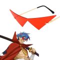 Anime Tengen Toppa Gurren-Lagann Kamina Glasses Gothic Punk Cosplay Costume Sunglasses Accessories Props. 