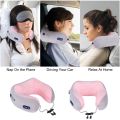 Electric U-Shaped Pillow Massage Neck Shoulder Cervical Multi-Function Massager Vibration Model Electric Massage U-Shaped Pillow N. 