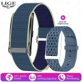 LIGE brand screenless smartwatch for men and women, outdoor sports and fitness, heart rate monitor 1ATM, waterproof.
