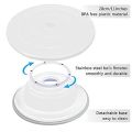 Turntable Table 360 Degree Rotating/Revolving Cake Decorating Stand. 