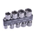 5-13mm steel power nut driver drill bit set 1/4" hex shank metric socket wrench Encounter.