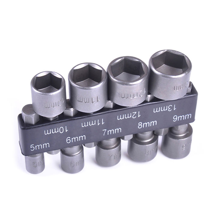 5-13mm%20steel%20power%20nut%20driver%20drill%20bit%20set%201/4"%20hex%20shank%20metric%20socket%20wrench%20Encounter%20-%20Image%209