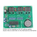 SH-E-879 Six-digit Digital clock kit DIY Kits   AT89C2051/Nuvouton79E2051 Electronic Clock Digital Tube LED Display Suite Electronic Module Parts and Components DC 9V - 12V. 