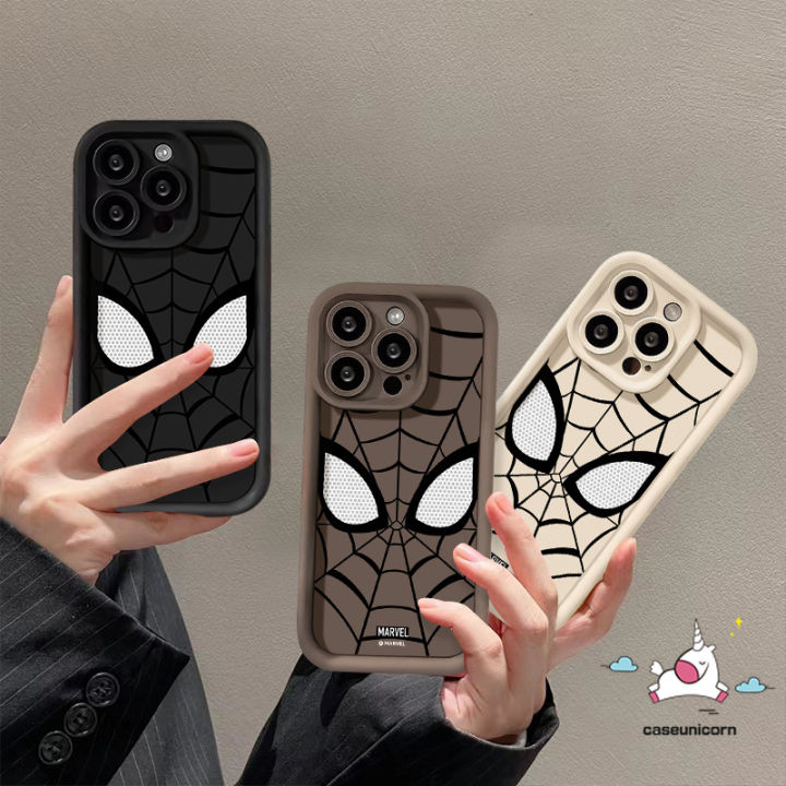Cartoon%20Cool%20Spider-Man%20Eyes%20Case%20Compatible%20For%20IPhone%207Plus%2013%2015%2014%2012%2011%20Pro%20Max%208%206%207%206S%20Plus%20X%20XR%20XS%20MAX%20SE%202020%20Fashion%20Brand%20Marvel%20Couples%20Angel%20Eyes%20Shockproof%20Soft%20Case%20-%20Image%208