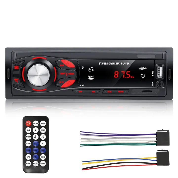 HIVOZ%20Bluetooth%20Car%20Stereo,%204x15W%20Car%20Audio%20FM%20Radio,%20MP3%20Player%20USB/SD/AUX%20Hands%20Free%20Calling%20with%20Wireless%20Remote%20Control%20-%20Image%207