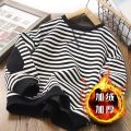 Children's Spring and Autumn Clothes Boys and Girls Sweatshirts 2023 New Children's Undershirts Korean Version Baby Tops with Fleece and Foreign.