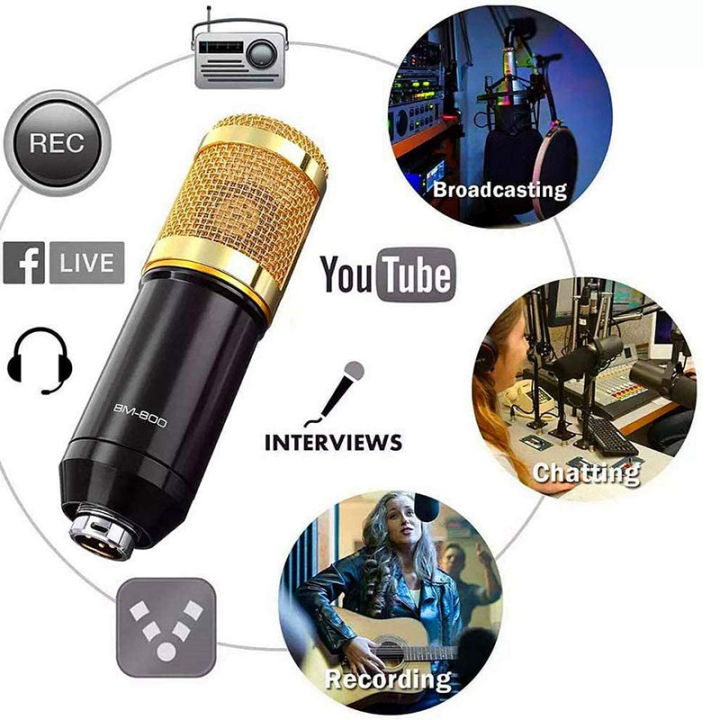 Professional%20Anchor%20Capacitance%20Microphone%20Wireless%20Bluetooth%20Connection%20for%20PC%20Karaoke%20Live%20Streaming%20Studio%20Recording%20BM800%20Ar%20-%20Image%204
