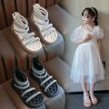 Summer Children‘s Girls Gladiator Sandals Rhinestone Crystal Princess Solf Shoes Non-slip Breathable Fashion Kids Sandals Girls. 