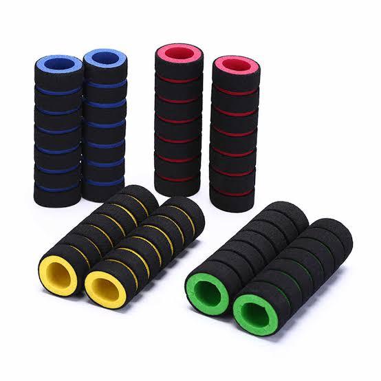 Sponge%20Soft%20Foam%20Handle%20Nonslip%20Grip%20Cover%20For%20Bicycle%201%20Pair%20(2%20pcs)%20(Multicolor)%20-%20Image%203