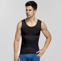 Chest Compression Vest Men Gynecomastia Body Shaper Sleeveless Posture Corrector Slimming Waist Control Tummy Trimmer Mesh Tops.
