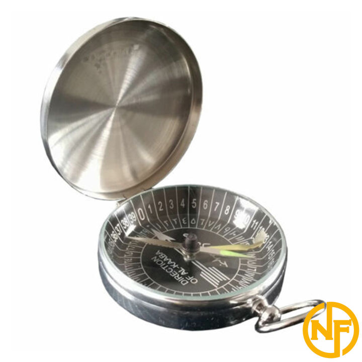 Muslim keychain qibla pocket compass Metal Case qibla compass