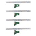 4X for SONY PS4 Controller USB Charging Port Socket Board JDS-055 5TH V5 12 Pin Cable. 