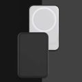 New For Apple Magsafe External Battery Case Wireless Magnetic Battery Cover Black All-inclusive Shockproof PC Hard Accessories.