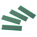 2x8cmm DOUBLE SIDE DOT Veroboard Double Side Dot 7x5cm Glass Fiber Stripboard PCB Printed Circuit Board Project Board For Prototyping Weld Soldering Arduino Cables Connectors DIY.