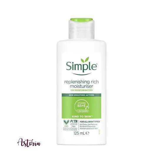 Simple%20Face%20Moisturiser%20-%20Simple%20Kind%20To%20Skin%20Replenishing%20Rich%20Moisturiser%20-%20125ml%20-%20Image%202