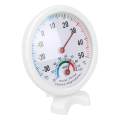 2 in 1 Thermometer Hygrometer Round Temperature Humidity Meter Gauge Clock-shaped Wall-mounted. 