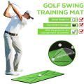Golf Swing Mat Batting Trajectory Direction Detection Training Pad Green for Indoor/Outdoor Swing Detection Batting.