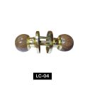 Mortise Stainless Steel Manual Wooden Door Lock Set - Model: LC-04. 