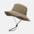 chin cord boonie hat waway cap for men cowboy hat beach hat for women sun hat accessories. 