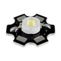 5Pcs- White 3W LED SMD Chip 3v 3.8v With Metal Plate Heatsink Heat Sink Aluminum Base 20mm P.C.B DIY. 