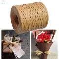 3x Raffia Paper Ribbon Roll Natural Twine Cord String for Valentine' Day Gift Wrapping Florist Bouquets Projects Crafting Weaving. 