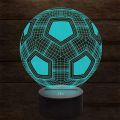 Baseball 3d Night Light Game Room Basketball Desk Setup Lighting Decor Sport Game Custom Sensor Light for Kids Bedside Gift.