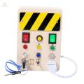 Montessori Toys with Switch, Toddler Busy Board Developing Teaching Aids Busy Board with led, for Outdoor Exercise Teaching Party.