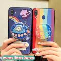 Durable Cartoon Phone Case For Samsung Galaxy M20/SM-M205FD Back Cover Glitter Protective Simplicity TPU cute Waterproof.